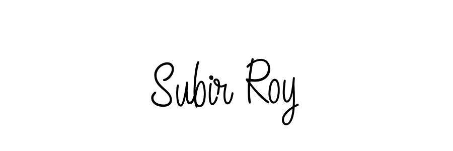 if you are searching for the best signature style for your name Subir Roy. so please give up your signature search. here we have designed multiple signature styles  using Angelique-Rose-font-FFP. Subir Roy signature style 5 images and pictures png