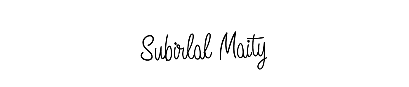 Make a beautiful signature design for name Subirlal Maity. Use this online signature maker to create a handwritten signature for free. Subirlal Maity signature style 5 images and pictures png