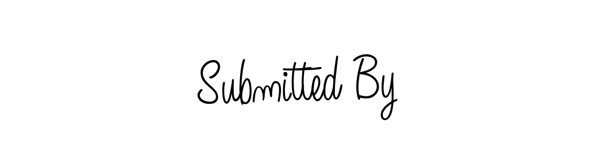 How to make Submitted By name signature. Use Angelique-Rose-font-FFP style for creating short signs online. This is the latest handwritten sign. Submitted By signature style 5 images and pictures png