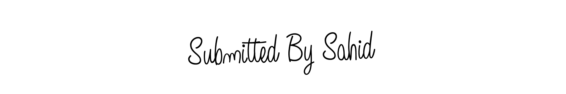 You should practise on your own different ways (Angelique-Rose-font-FFP) to write your name (Submitted By Sahid) in signature. don't let someone else do it for you. Submitted By Sahid signature style 5 images and pictures png