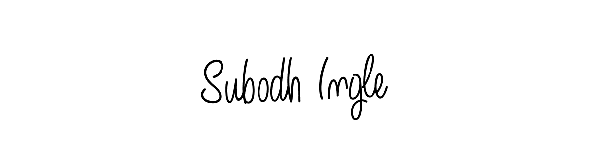 Create a beautiful signature design for name Subodh Ingle. With this signature (Angelique-Rose-font-FFP) fonts, you can make a handwritten signature for free. Subodh Ingle signature style 5 images and pictures png