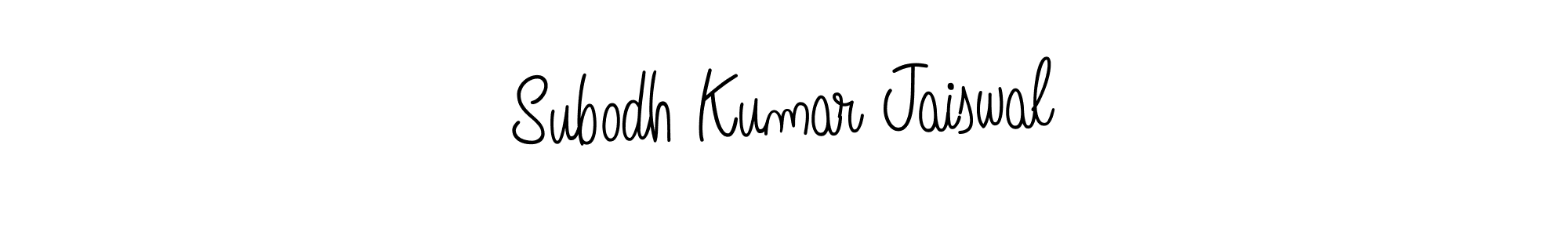 Also we have Subodh Kumar Jaiswal name is the best signature style. Create professional handwritten signature collection using Angelique-Rose-font-FFP autograph style. Subodh Kumar Jaiswal signature style 5 images and pictures png
