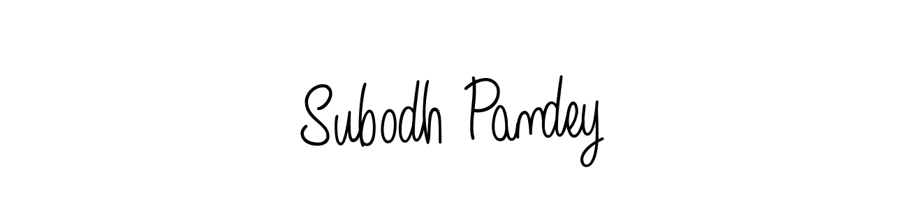 How to Draw Subodh Pandey signature style? Angelique-Rose-font-FFP is a latest design signature styles for name Subodh Pandey. Subodh Pandey signature style 5 images and pictures png