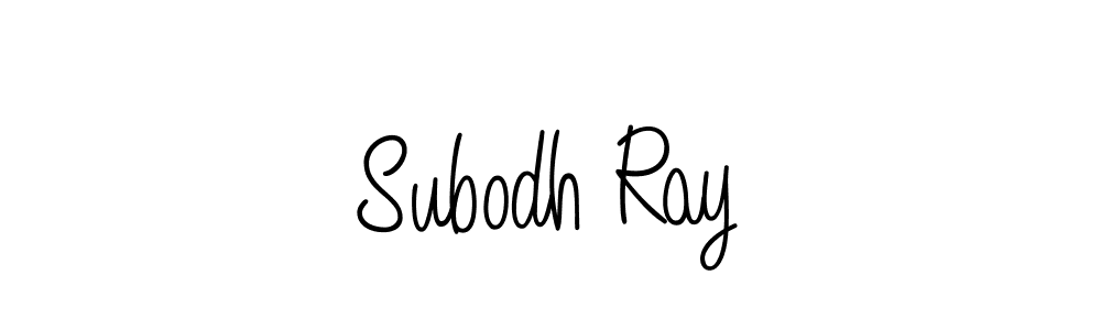 The best way (Angelique-Rose-font-FFP) to make a short signature is to pick only two or three words in your name. The name Subodh Ray include a total of six letters. For converting this name. Subodh Ray signature style 5 images and pictures png