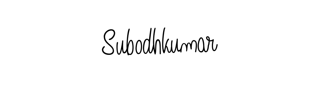 Also we have Subodhkumar name is the best signature style. Create professional handwritten signature collection using Angelique-Rose-font-FFP autograph style. Subodhkumar signature style 5 images and pictures png