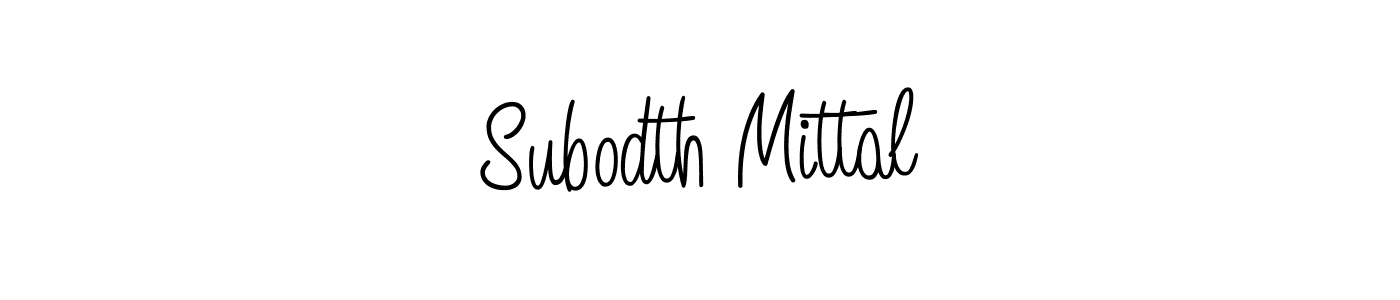 This is the best signature style for the Subodth Mittal name. Also you like these signature font (Angelique-Rose-font-FFP). Mix name signature. Subodth Mittal signature style 5 images and pictures png