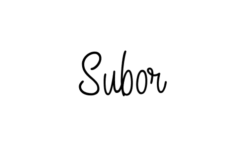 How to make Subor signature? Angelique-Rose-font-FFP is a professional autograph style. Create handwritten signature for Subor name. Subor signature style 5 images and pictures png