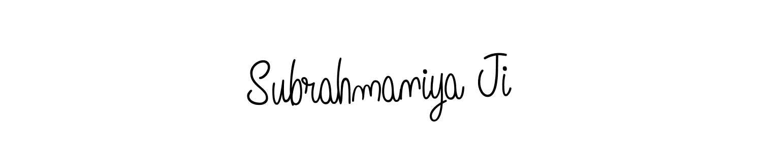 This is the best signature style for the Subrahmaniya Ji name. Also you like these signature font (Angelique-Rose-font-FFP). Mix name signature. Subrahmaniya Ji signature style 5 images and pictures png