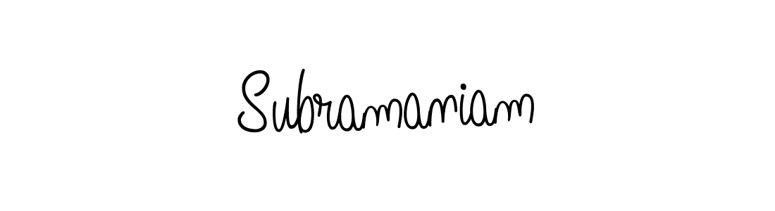Make a beautiful signature design for name Subramaniam. Use this online signature maker to create a handwritten signature for free. Subramaniam signature style 5 images and pictures png