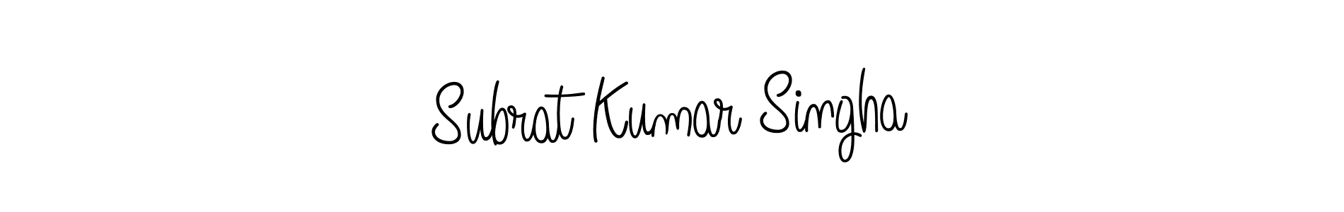 Once you've used our free online signature maker to create your best signature Angelique-Rose-font-FFP style, it's time to enjoy all of the benefits that Subrat Kumar Singha name signing documents. Subrat Kumar Singha signature style 5 images and pictures png