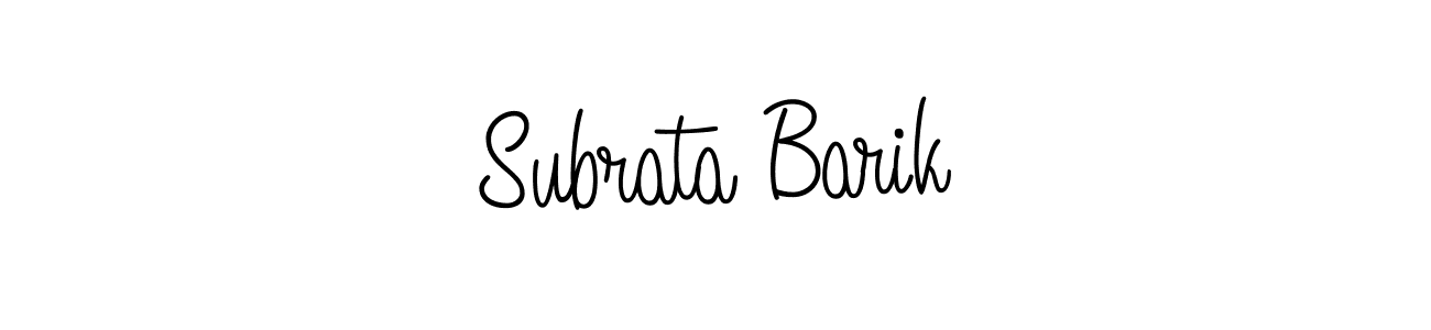 if you are searching for the best signature style for your name Subrata Barik. so please give up your signature search. here we have designed multiple signature styles  using Angelique-Rose-font-FFP. Subrata Barik signature style 5 images and pictures png