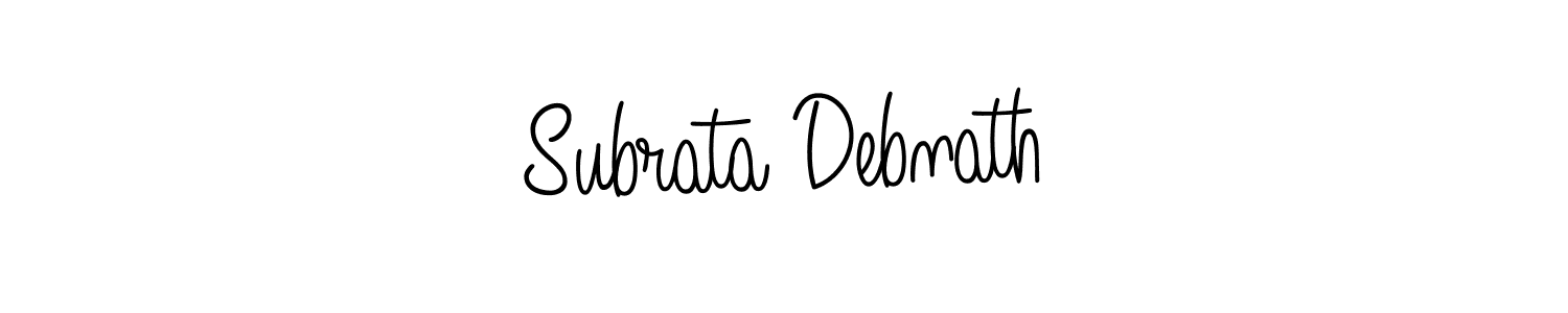 Make a short Subrata Debnath signature style. Manage your documents anywhere anytime using Angelique-Rose-font-FFP. Create and add eSignatures, submit forms, share and send files easily. Subrata Debnath signature style 5 images and pictures png