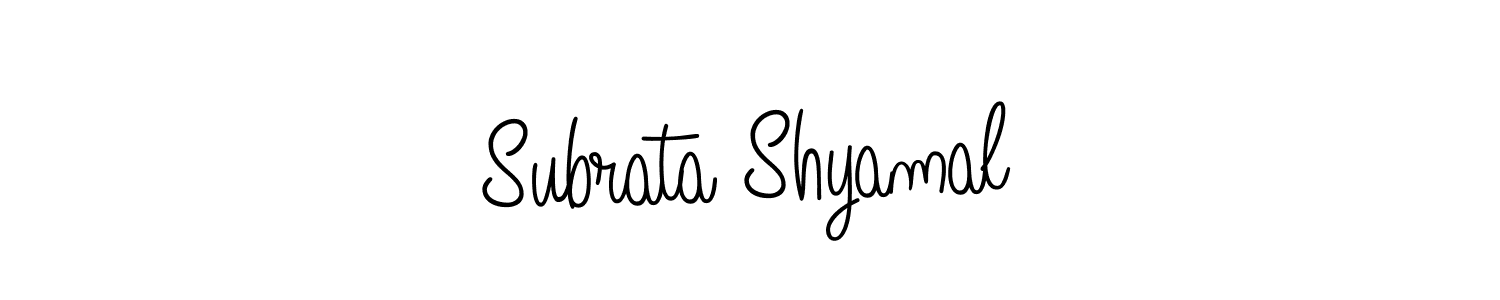 This is the best signature style for the Subrata Shyamal name. Also you like these signature font (Angelique-Rose-font-FFP). Mix name signature. Subrata Shyamal signature style 5 images and pictures png