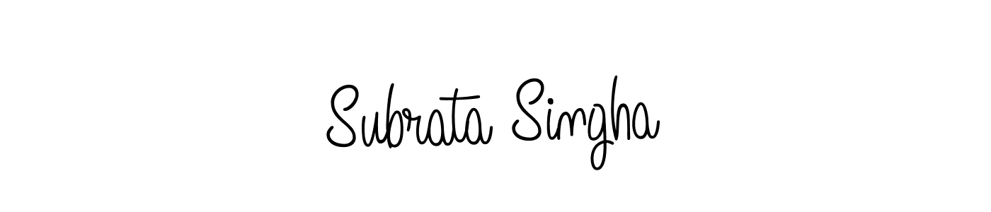 Subrata Singha stylish signature style. Best Handwritten Sign (Angelique-Rose-font-FFP) for my name. Handwritten Signature Collection Ideas for my name Subrata Singha. Subrata Singha signature style 5 images and pictures png