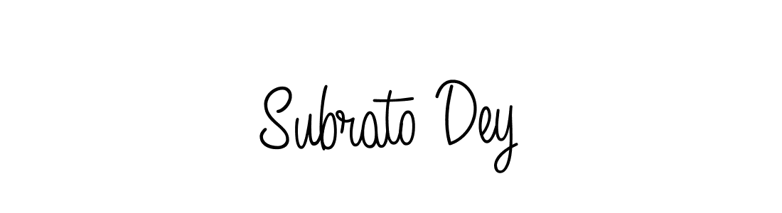 It looks lik you need a new signature style for name Subrato Dey. Design unique handwritten (Angelique-Rose-font-FFP) signature with our free signature maker in just a few clicks. Subrato Dey signature style 5 images and pictures png