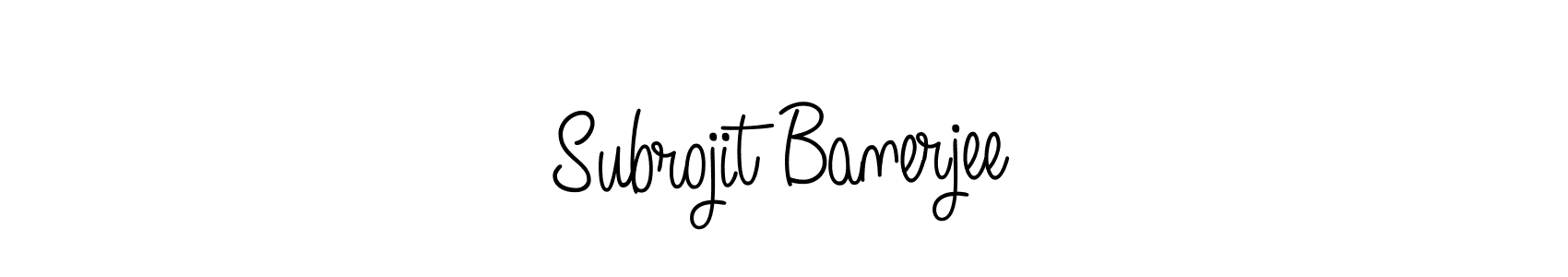 Similarly Angelique-Rose-font-FFP is the best handwritten signature design. Signature creator online .You can use it as an online autograph creator for name Subrojit Banerjee. Subrojit Banerjee signature style 5 images and pictures png