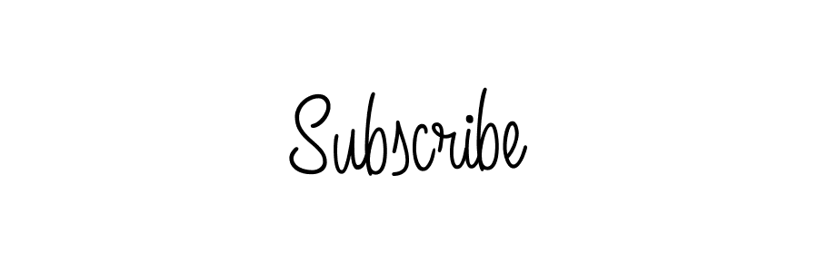 How to make Subscribe name signature. Use Angelique-Rose-font-FFP style for creating short signs online. This is the latest handwritten sign. Subscribe signature style 5 images and pictures png