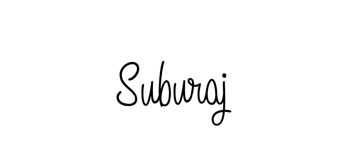 Create a beautiful signature design for name Suburaj. With this signature (Angelique-Rose-font-FFP) fonts, you can make a handwritten signature for free. Suburaj signature style 5 images and pictures png