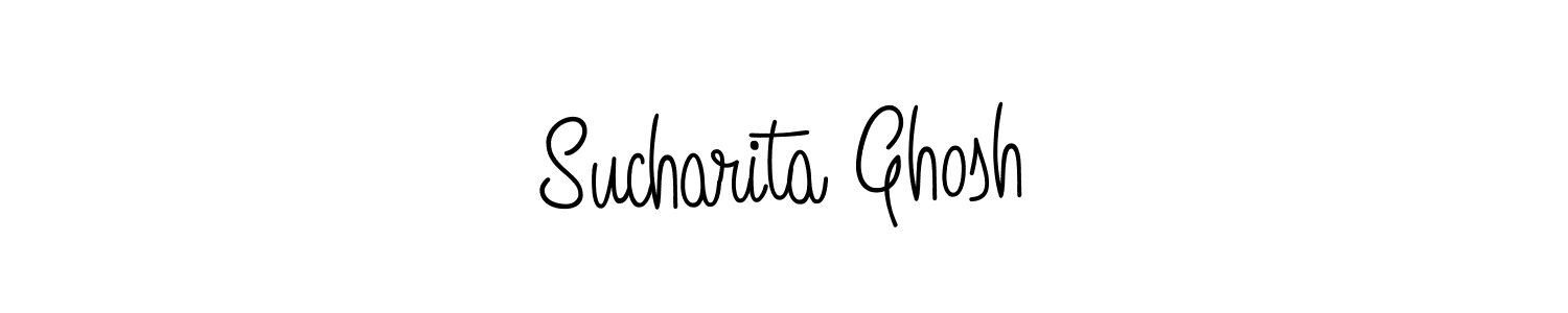 Sucharita Ghosh stylish signature style. Best Handwritten Sign (Angelique-Rose-font-FFP) for my name. Handwritten Signature Collection Ideas for my name Sucharita Ghosh. Sucharita Ghosh signature style 5 images and pictures png