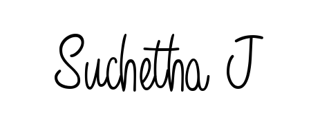 Give your name Suchetha J an exquisite flair with the Angelique-Rose-font-FFP script font. Ideal for contracts, resumes, and formal letterheads. Suchetha J signature style 5 images and pictures png