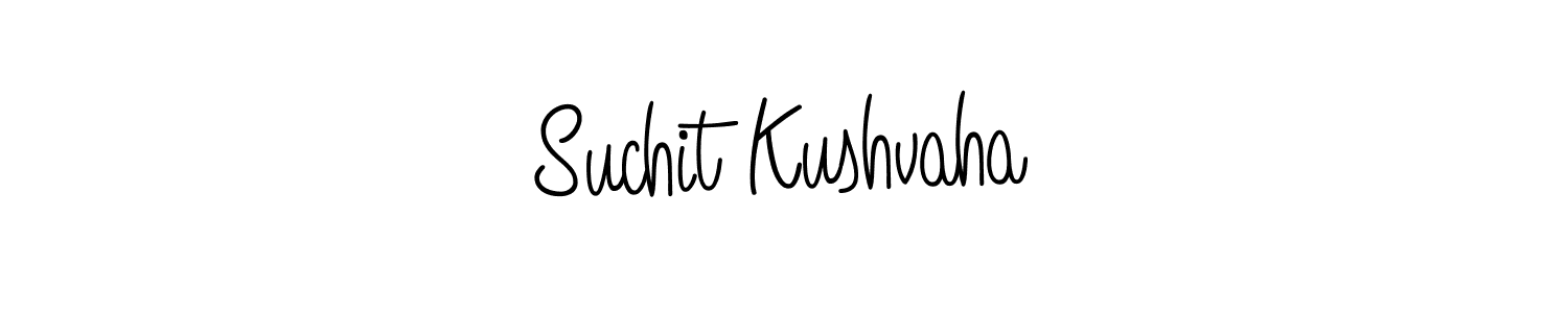 Also we have Suchit Kushvaha name is the best signature style. Create professional handwritten signature collection using Angelique-Rose-font-FFP autograph style. Suchit Kushvaha signature style 5 images and pictures png