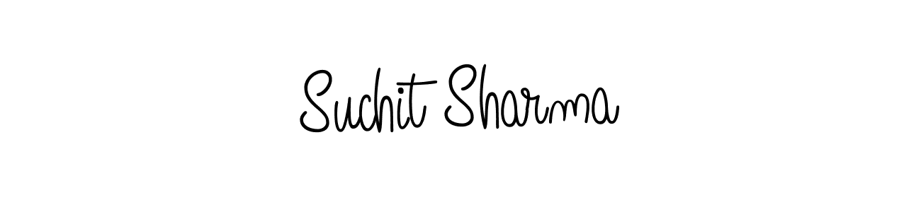 How to Draw Suchit Sharma signature style? Angelique-Rose-font-FFP is a latest design signature styles for name Suchit Sharma. Suchit Sharma signature style 5 images and pictures png