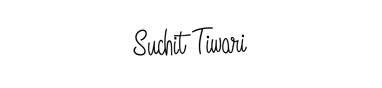 Design your own signature with our free online signature maker. With this signature software, you can create a handwritten (Angelique-Rose-font-FFP) signature for name Suchit Tiwari. Suchit Tiwari signature style 5 images and pictures png