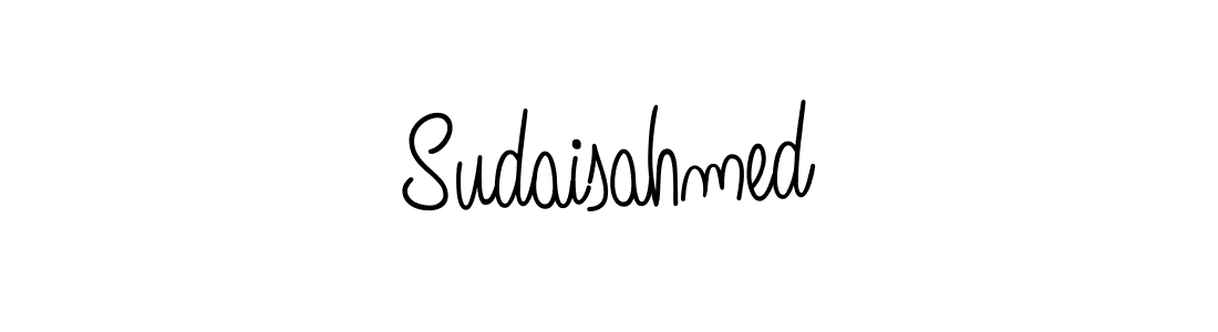 Sudaisahmed stylish signature style. Best Handwritten Sign (Angelique-Rose-font-FFP) for my name. Handwritten Signature Collection Ideas for my name Sudaisahmed. Sudaisahmed signature style 5 images and pictures png