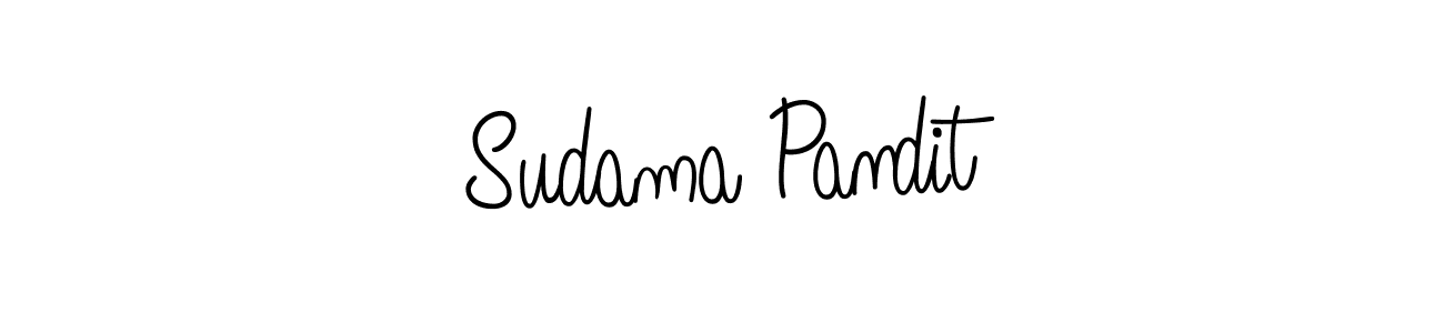 How to Draw Sudama Pandit signature style? Angelique-Rose-font-FFP is a latest design signature styles for name Sudama Pandit. Sudama Pandit signature style 5 images and pictures png