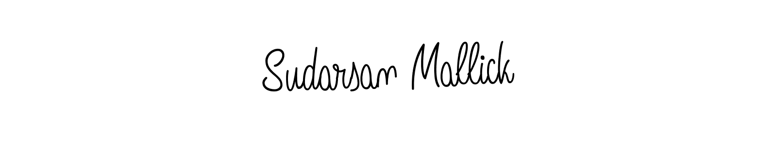 Make a beautiful signature design for name Sudarsan Mallick. With this signature (Angelique-Rose-font-FFP) style, you can create a handwritten signature for free. Sudarsan Mallick signature style 5 images and pictures png