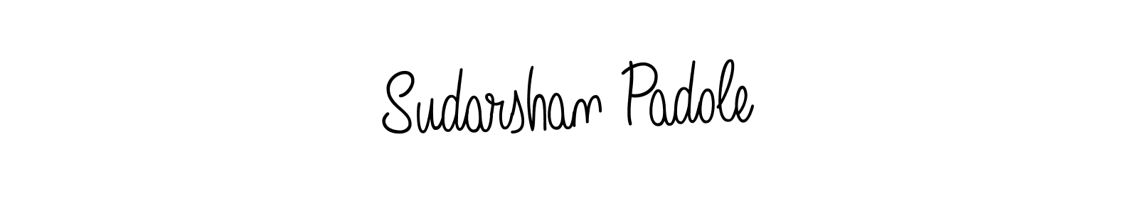 Sudarshan Padole stylish signature style. Best Handwritten Sign (Angelique-Rose-font-FFP) for my name. Handwritten Signature Collection Ideas for my name Sudarshan Padole. Sudarshan Padole signature style 5 images and pictures png