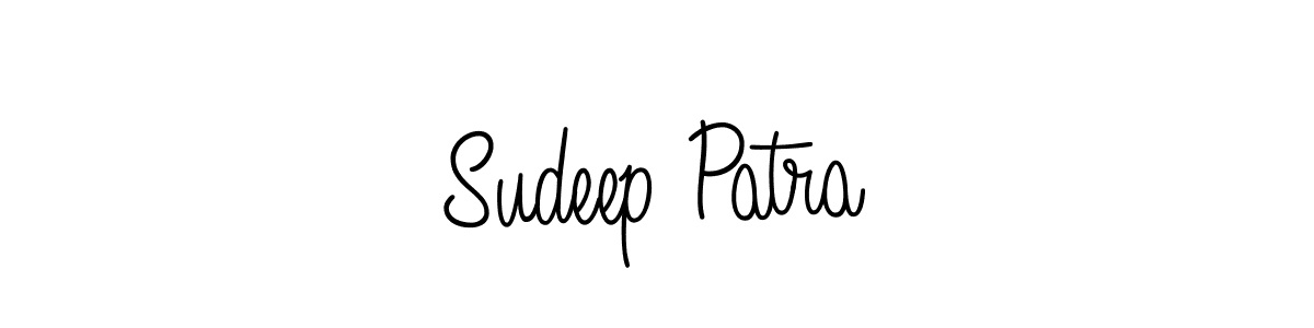 Make a beautiful signature design for name Sudeep Patra. With this signature (Angelique-Rose-font-FFP) style, you can create a handwritten signature for free. Sudeep Patra signature style 5 images and pictures png
