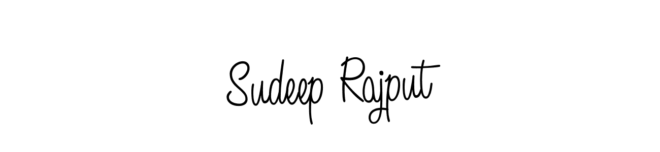 Design your own signature with our free online signature maker. With this signature software, you can create a handwritten (Angelique-Rose-font-FFP) signature for name Sudeep Rajput. Sudeep Rajput signature style 5 images and pictures png