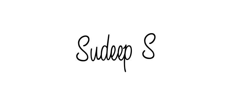 Also we have Sudeep S name is the best signature style. Create professional handwritten signature collection using Angelique-Rose-font-FFP autograph style. Sudeep S signature style 5 images and pictures png
