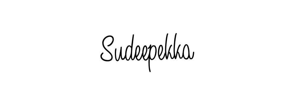 How to Draw Sudeepekka signature style? Angelique-Rose-font-FFP is a latest design signature styles for name Sudeepekka. Sudeepekka signature style 5 images and pictures png