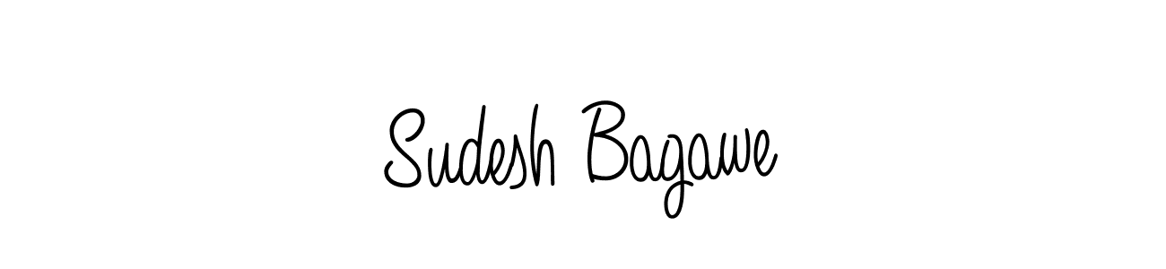 This is the best signature style for the Sudesh Bagawe name. Also you like these signature font (Angelique-Rose-font-FFP). Mix name signature. Sudesh Bagawe signature style 5 images and pictures png