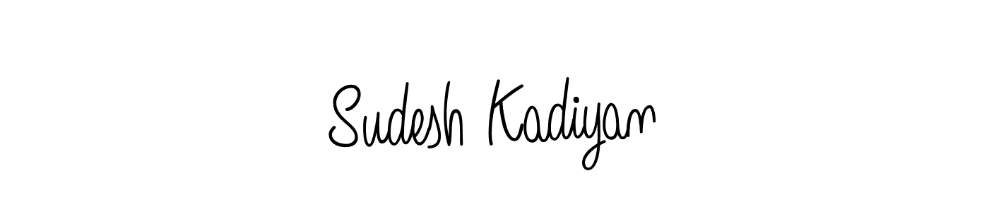 It looks lik you need a new signature style for name Sudesh Kadiyan. Design unique handwritten (Angelique-Rose-font-FFP) signature with our free signature maker in just a few clicks. Sudesh Kadiyan signature style 5 images and pictures png