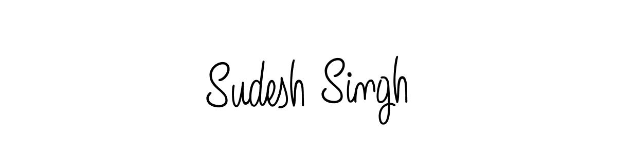 Angelique-Rose-font-FFP is a professional signature style that is perfect for those who want to add a touch of class to their signature. It is also a great choice for those who want to make their signature more unique. Get Sudesh Singh name to fancy signature for free. Sudesh Singh signature style 5 images and pictures png