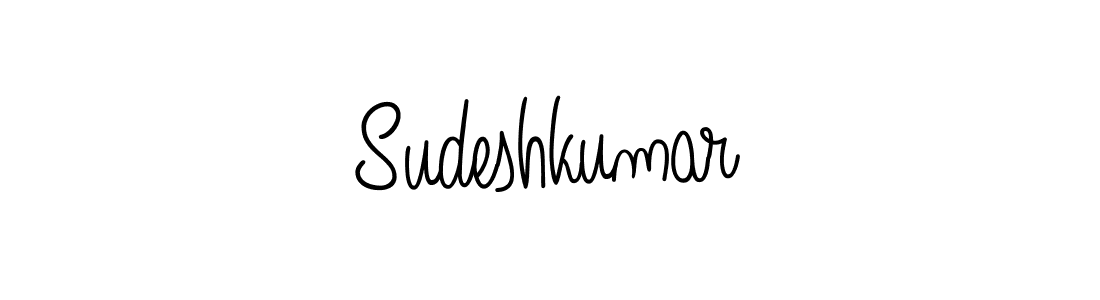 You should practise on your own different ways (Angelique-Rose-font-FFP) to write your name (Sudeshkumar) in signature. don't let someone else do it for you. Sudeshkumar signature style 5 images and pictures png