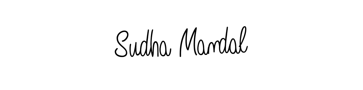 Best and Professional Signature Style for Sudha Mandal. Angelique-Rose-font-FFP Best Signature Style Collection. Sudha Mandal signature style 5 images and pictures png