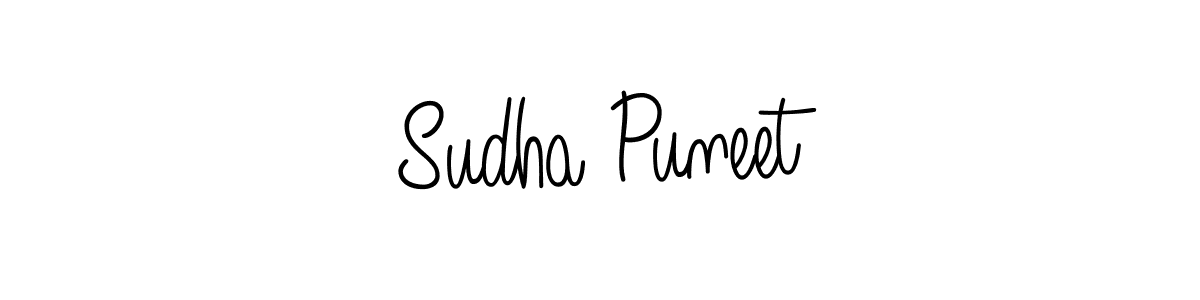 Make a beautiful signature design for name Sudha Puneet. Use this online signature maker to create a handwritten signature for free. Sudha Puneet signature style 5 images and pictures png