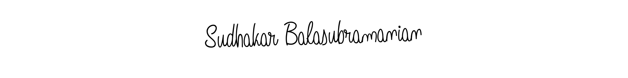 Sudhakar Balasubramanian stylish signature style. Best Handwritten Sign (Angelique-Rose-font-FFP) for my name. Handwritten Signature Collection Ideas for my name Sudhakar Balasubramanian. Sudhakar Balasubramanian signature style 5 images and pictures png