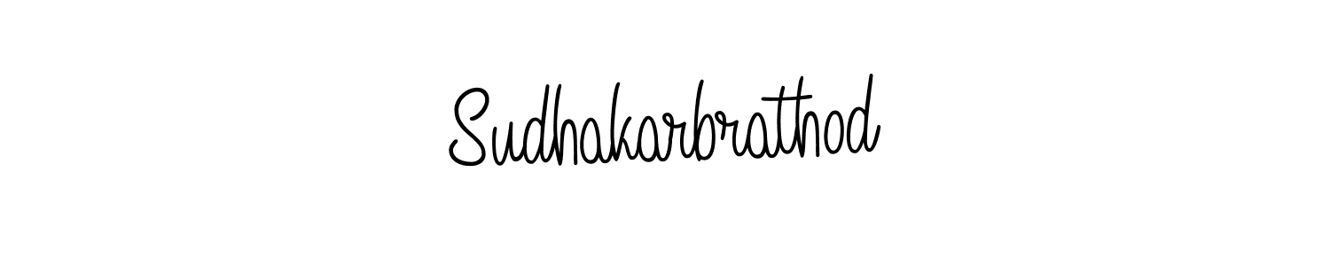 Design your own signature with our free online signature maker. With this signature software, you can create a handwritten (Angelique-Rose-font-FFP) signature for name Sudhakarbrathod. Sudhakarbrathod signature style 5 images and pictures png