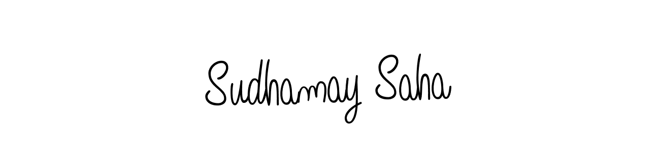 Also we have Sudhamay Saha name is the best signature style. Create professional handwritten signature collection using Angelique-Rose-font-FFP autograph style. Sudhamay Saha signature style 5 images and pictures png