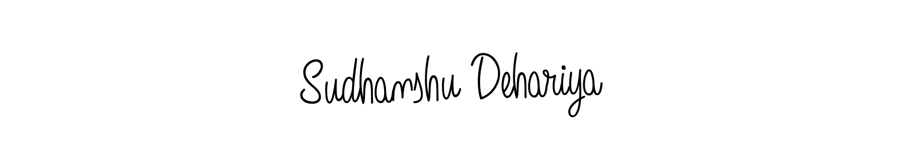 How to make Sudhanshu Dehariya name signature. Use Angelique-Rose-font-FFP style for creating short signs online. This is the latest handwritten sign. Sudhanshu Dehariya signature style 5 images and pictures png