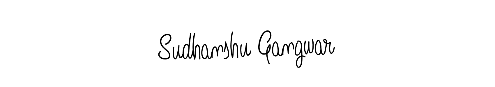 Sudhanshu Gangwar stylish signature style. Best Handwritten Sign (Angelique-Rose-font-FFP) for my name. Handwritten Signature Collection Ideas for my name Sudhanshu Gangwar. Sudhanshu Gangwar signature style 5 images and pictures png