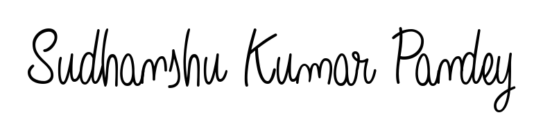 Create your official email sign-off with Sudhanshu Kumar Pandey name in Angelique-Rose-font-FFP style. Crisp, clean, and perfectly legible across all screens. Sudhanshu Kumar Pandey signature style 5 images and pictures png
