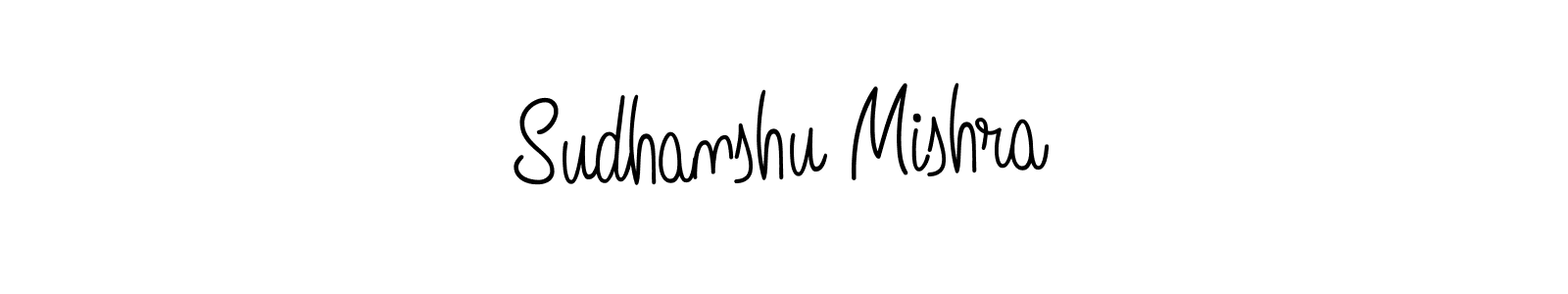 Design your own signature with our free online signature maker. With this signature software, you can create a handwritten (Angelique-Rose-font-FFP) signature for name Sudhanshu Mishra. Sudhanshu Mishra signature style 5 images and pictures png