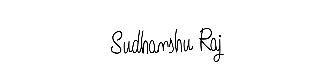 How to make Sudhanshu Raj signature? Angelique-Rose-font-FFP is a professional autograph style. Create handwritten signature for Sudhanshu Raj name. Sudhanshu Raj signature style 5 images and pictures png