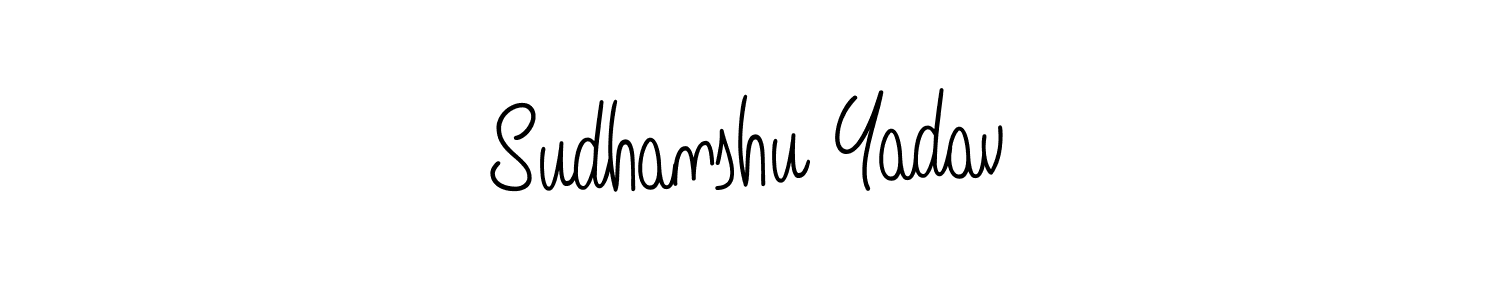Check out images of Autograph of Sudhanshu Yadav name. Actor Sudhanshu Yadav Signature Style. Angelique-Rose-font-FFP is a professional sign style online. Sudhanshu Yadav signature style 5 images and pictures png